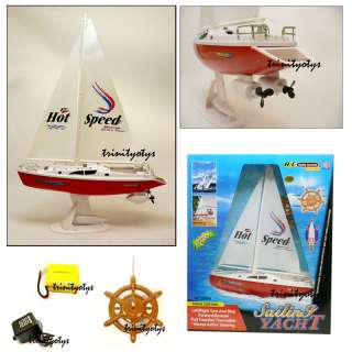 hot speed radio controlled battery powered yacht sail boat