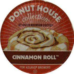 24 Donut House Collection Coffee Cinnamon Roll for Keurig K Cup 