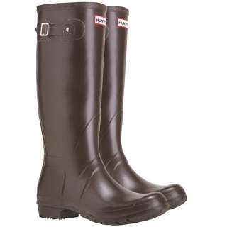 NEW Hunter Original Tall Rain Boot Brown Chocolate 12 M 13 F 45 46 EU 