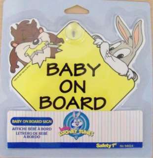 BABY LOONEY TOONS BUGS BUNNY/TAZ BABY SIGN 265  