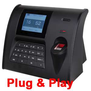 BIOMETRIC FINGERPRINT ENTRY PIN TIME CLOCK EMPLOYEE USB  