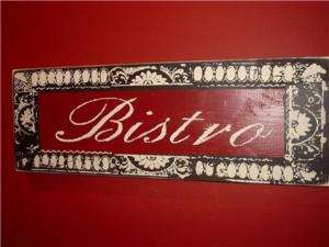 BISTRO Italian Shabby Kitchen Wood Signs  