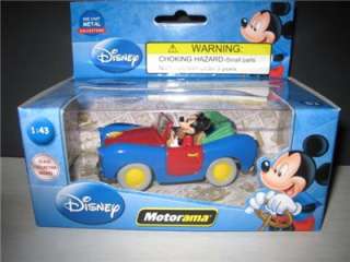 Motorama DISNEY COLLECTION set of 4 cars 1:43 scale diecast Mickey 