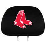 BOSTON RED SOX Logo MLB Embroidered Car Headrest Cover Set of 2 NEW 