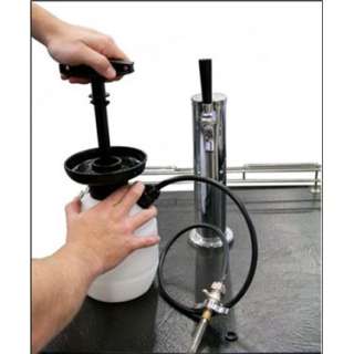 Draftec Deluxe Hand Pump Pressurized Keg Beer Kegerator Cleaning Kit w 
