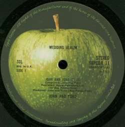 BEATLES JOHN LENNON Wedding Album 1969 UK Original Apple LP Box Set 