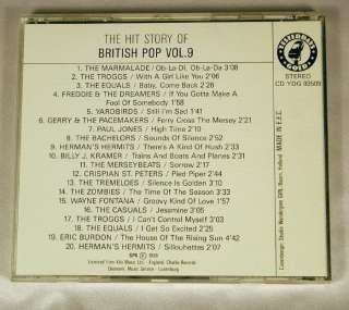 HISTORY OF BRITISH POP INVASION~VOL. 9~~17 TOP TEN HITS  
