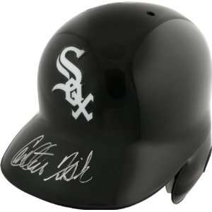   Fisk Autographed Helmet  Details Chicago White Sox, Batting Helmet