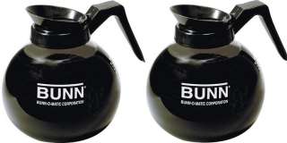 2x BLK BUNN 12c 64oz Commercial Coffee Pot Decanter VPR  