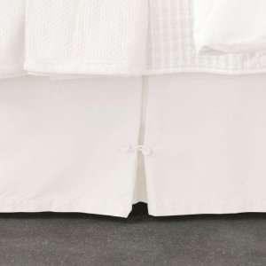  DKNY Bedding, Pure Comfort Ivory Cloud Queen Bedskirt NEW 