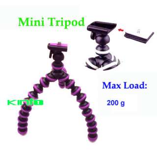 Mini Purple Tripod Gorillapod for video / digital camera  