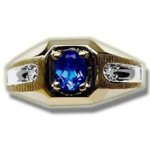  .02 ct Mens Blue Sapphire Ring Jewelry