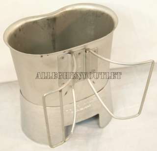 USGI Military Surplus CANTEEN CUP Nice and GSA Cup STAND / STOVE New 