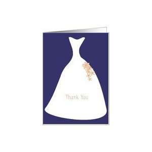  Bridal Shower Thank You, Wedding Dress Card Health 