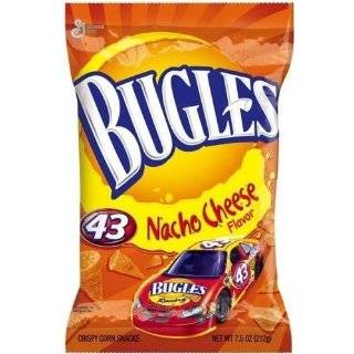 Bugles Crispy Corn Snacks, Nacho Cheese, 7.5 oz (Pack of 9)