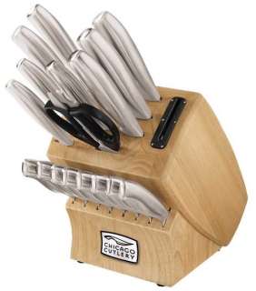 CHICAGO CUTLERY Insignia Steel 18 pc Block Set NEW  