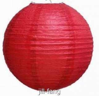 Chinese Japanese Paper Lanterns/Lamps 12 Red Color  