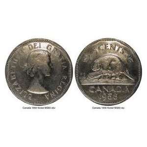  1958 Canadian Nickel    Very Fine++ 