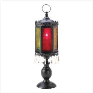   Pedestal Lantern Candle Holder Lamp Home Decor