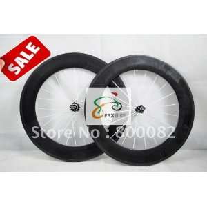    cycling wheels 88mm carbon tubular bike wheelset