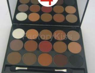 Professional 15 Earth Warm Color Cosmetic Makeup Eyeshadow Palette #4