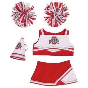    Build A Bear Workshop Ohio State Cheerleading Uniform Toys & Games