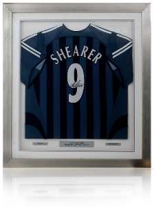 Alan Shearer MATCH WORN Hand Signed Newcastle Utd Inter Toto Cup Shirt 