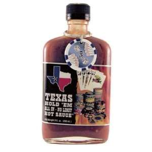 Texas Holdem with Poker Chip Keychain 8 Grocery & Gourmet Food