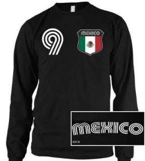 Mexico Soccer Mens Long Sleeve Thermal T Shirt Jersey  