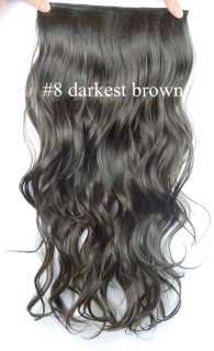 Curly Curl Wavy Clip On Hair Extension 20 130g 14 Colors Available 
