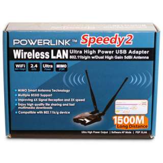 POWERLINK PT H10DN 1W Speedy2 Wireless MIMO USB Adapter  