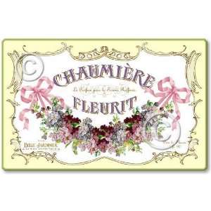  Item 5311 Sign Vintage Style French Perfume Label Shabby 