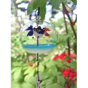  Colorful Fish Japanese Glass Wind Chime 