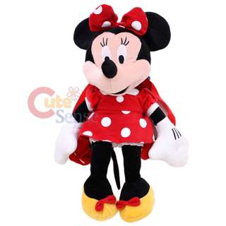 Disney Minnie Mouse Plush Dill Backpack Bag 1