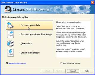 Disk Doctors Linux Data Recovery Software  