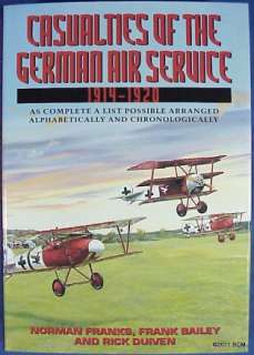   German Air Service 1914 1920 BOOK HC/DJ 1st WWI World War One  
