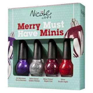 Nicole by OPI Merry Must Haves Kit   Red/Silver/Purple product details 