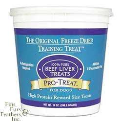 Pro Treat Freeze Dried Beef Liver Dog Treats (14 oz.)  
