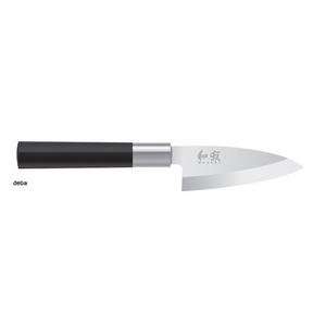 black wasabi deba knife 6 by kai/shun 