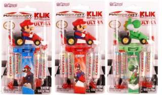 Super Mario Kart DS Klik Ultra Candy Dispenser Set Of 3  