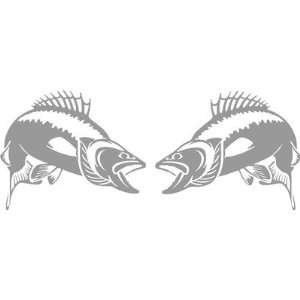 Walleye Decal Kit 2 Walleye Reversed One For Both Sides Boat Wall Car 