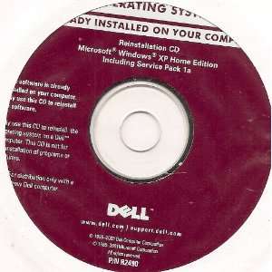  DELL OPERATING SYSTEM Reinstallation CD Microsoft Windows XP Home 