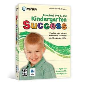 New Childrens Kindergarten Success Educational Computer Software CD 