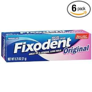  Fixodent Denture Adhesive Cream, Original, Strong and Hold 