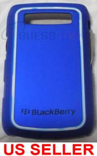 BLACKBERRY 9700 CASE COVER PLASTIC MATTE ELECTRIC BLUE  
