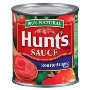Hunts 100% Natural Roasted Garlic Tomato Sauce 8 oz  