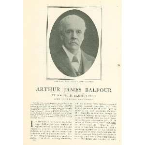  1911 Arthur James Balfour English Prime Minister 