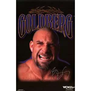  BILL GOLDBERG   CLOSE UP   WCW WRESTLING 22x34 POSTER 