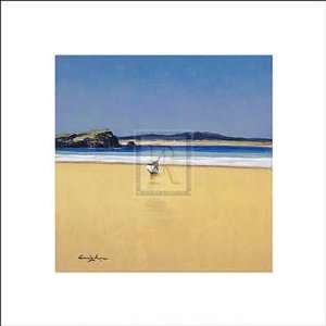 William Cunningham   Fishing Boat on Beach Size 12x12 by William 