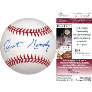 Curt Gowdy Autographed Baseball (James Spence)   Autographed Baseballs